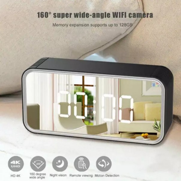 Camera đồng hồ để bàn H13 xem qua wifi 4G tốc độ cao